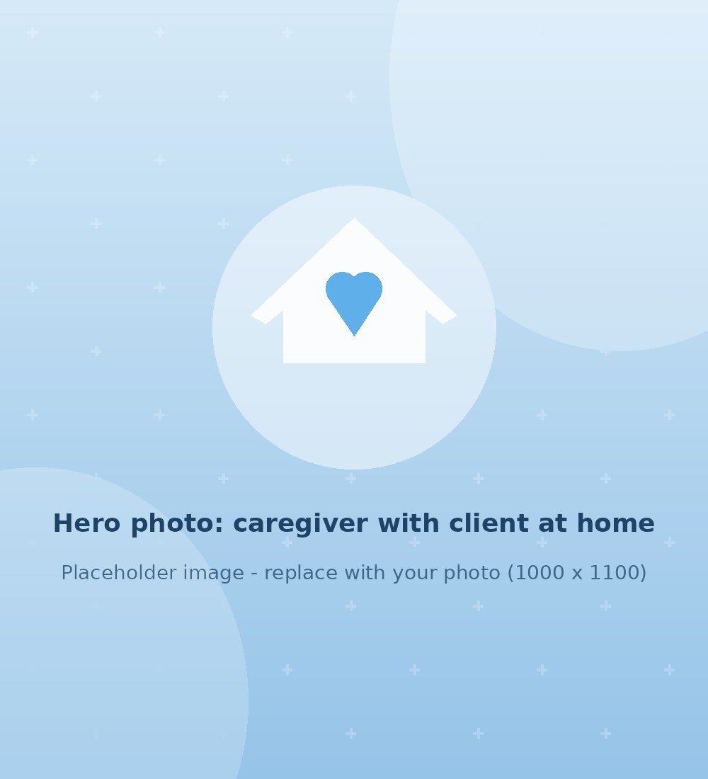 A caregiver and an older adult sharing a relaxed moment at home